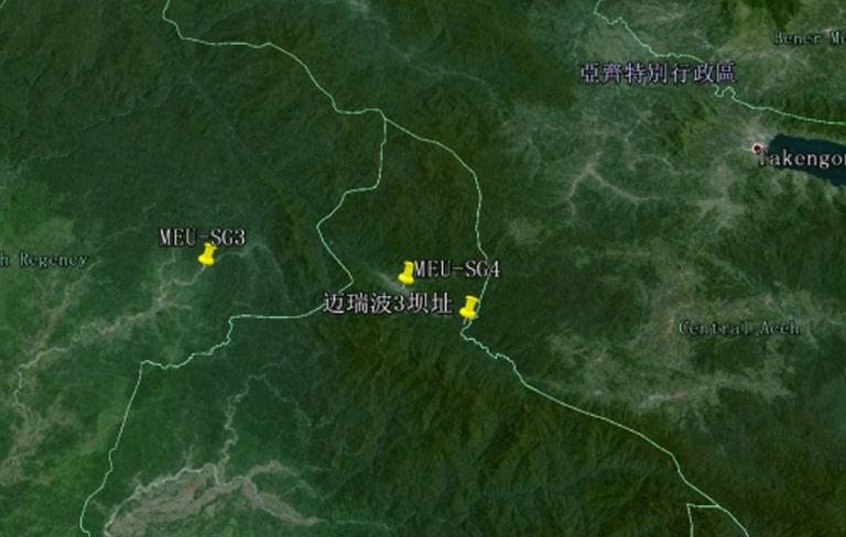 印尼曼若博3水電站:項(xiàng)目總裝機(jī)100MW，年發(fā)電5.5億Kwh